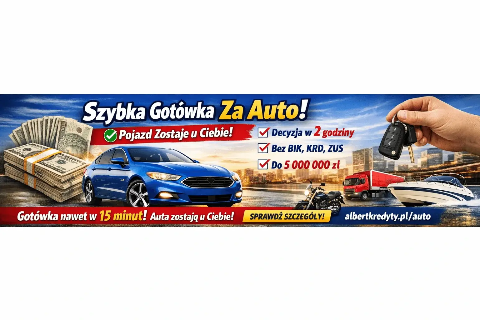 Pożyczka pod zastaw samochodu