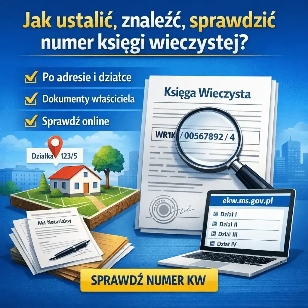 Jak ustalić numer Księgi Wieczystej